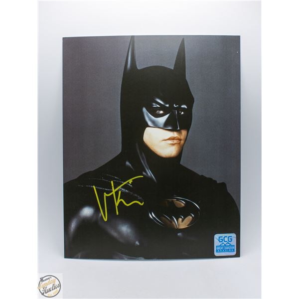 VAL KILMER SIGNED BATMAN PHOTO W/COA