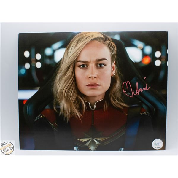 BRIE LARSON – CAPTAIN MARVEL SIGNED PHOTO W/COA