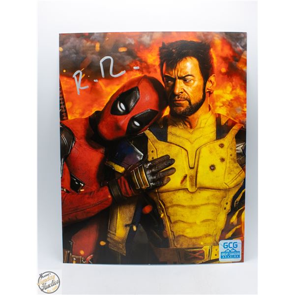 RYAN REYNOLDS – DEADPOOL SIGNED PHOTO W/COA