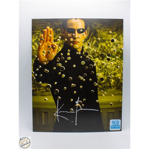 KEANU REEVES – MATRIX SIGNED PHOTO W/LOA