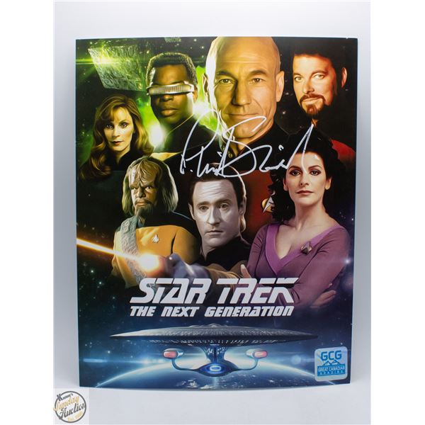 PATRICK STEWART SIGNED PHOTO W/COA