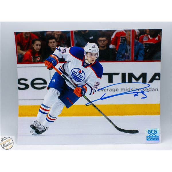 LEON DRAISAITL SIGNED NHL PHOTO W/COA