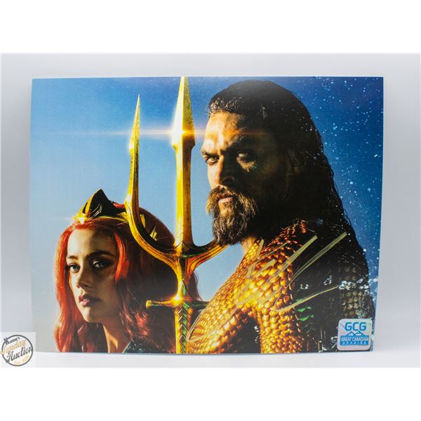 JASON MAMOA – AQUAMAN SIGNED PHOTO W/COA