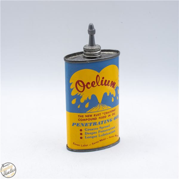 VINTAGE OCELIUM OIL TIN