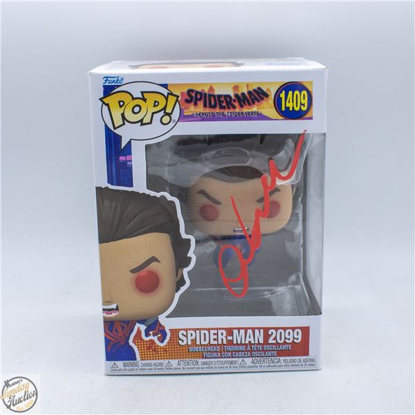 OSCAR ISSAC - SPIDERMAN SIGNED FUNKO POP WITH COA