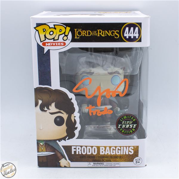 ELIJAH WOOD - FRODO BAGGINS SIGNED FUNKO POP