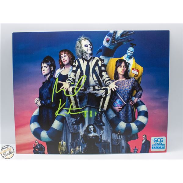 MICHAEL KEATON SIGNED BEETLEJUICE PHOTO W/COA