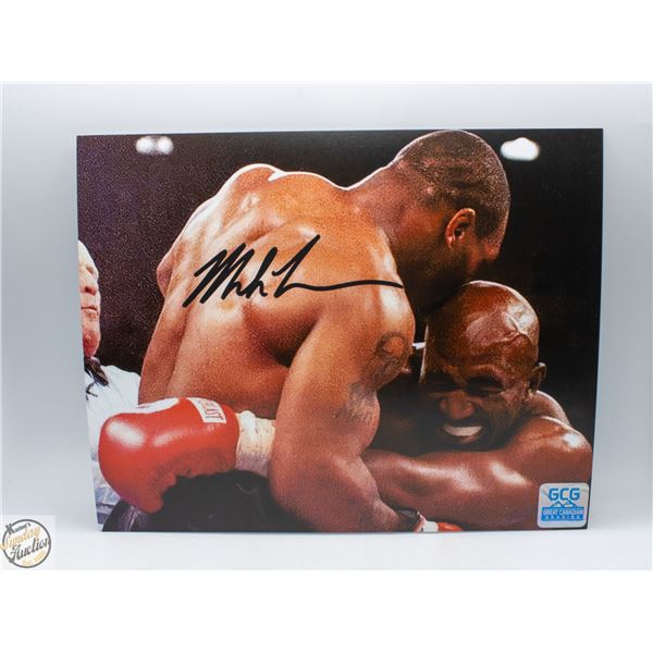 MIKE TYSON SIGNED PHOTO W/COA
