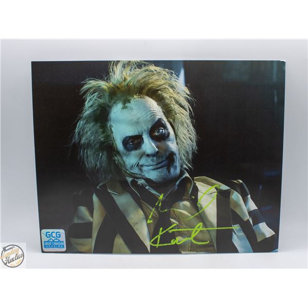 MICHAEL KEATON SIGNED BEETLEJUICE PHOTO W/COA