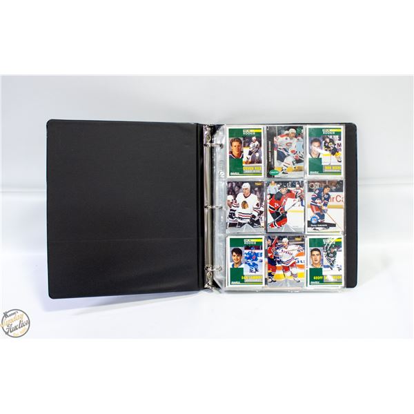 BINDER ALL HOCKEY ALL ROOKIE CARDS APPROX 126CARDS