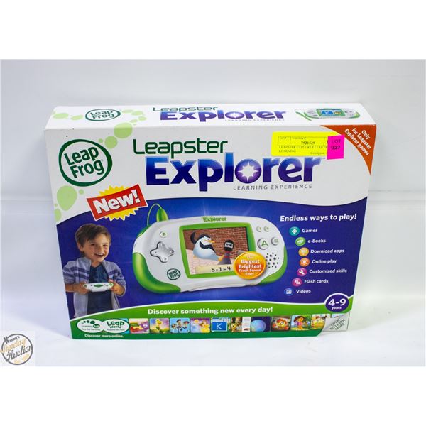 LEAPSTER EXPLORER LEAP FROG LEARNING