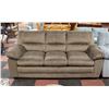Image 1 : NEW ASSEMBLED BROWN MICROFIBER SOFA