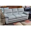 Image 1 : NEW ASSEMBLED LIGHT BLUE MICROFIBER SOFA