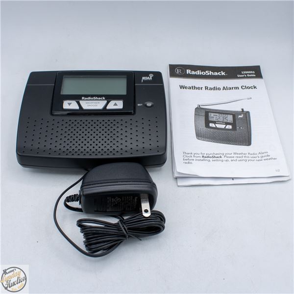 RADIO SHACK EMERGENCY WEATHER RADIO, UNUSED