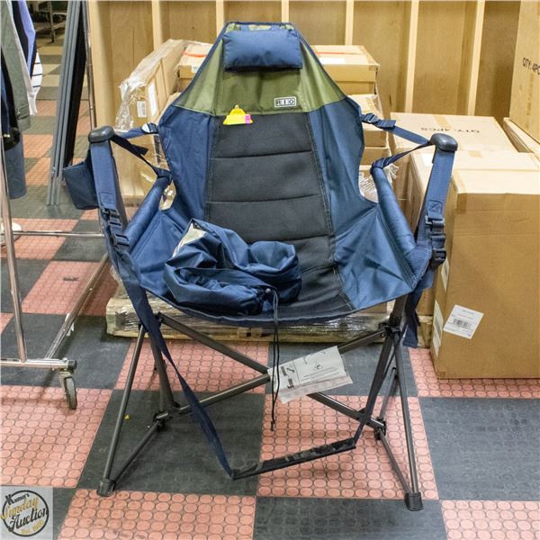 NEW RIO SWINGING HAMMOCK CHAIR WITH FOOTREST