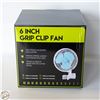 Image 1 : 6” GRIP CLIP FAN – TWO SPEEDS. 90 DEGREE