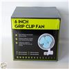 Image 1 : 6” GRIP CLIP FAN – TWO SPEEDS. 90 DEGREE