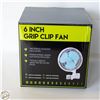 Image 1 : 6” GRIP CLIP FAN – TWO SPEEDS. 90 DEGREE