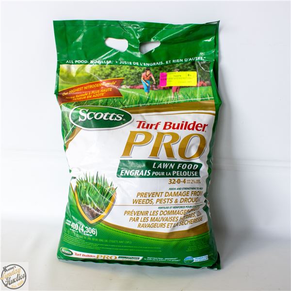 SCOTTS TURF BUILDER PRO LAWN FOOD 5.2 KG