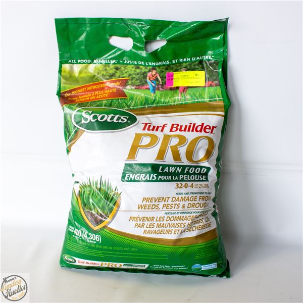 SCOTTS TURF BUILDER PRO LAWN FOOD 5.2 KG