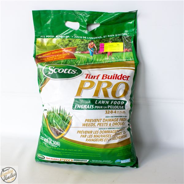 SCOTTS TURF BUILDER PRO LAWN FOOD 5.2 KG