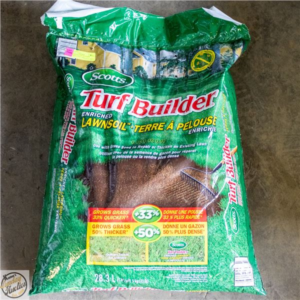 28.3L SCOTTS TURF BUILDER ENRICHED LAWN SOIL