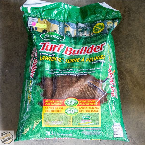 28.3L SCOTTS TURF BUILDER ENRICHED LAWN SOIL