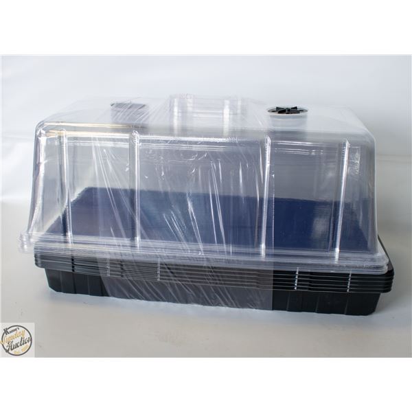 NEW 5 TRAYS 5 DOMES 7”