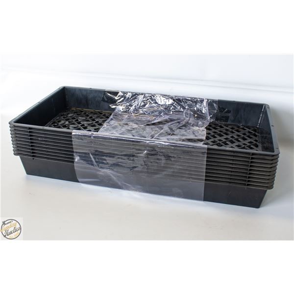 NEW 10 MESH BOTTOM 1020 TRAYS FOR