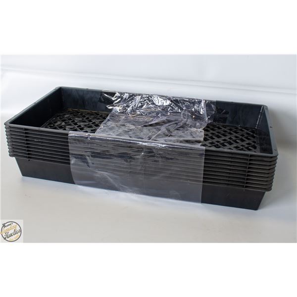 NEW 10 MESH BOTTOM 1020 TRAYS FOR