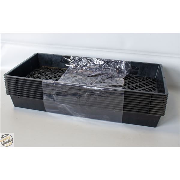 NEW 10 MESH BOTTOM 1020 TRAYS FOR