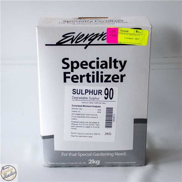 2 KG BOX SULPHUR 90 SPECIALTY FERTILIZER