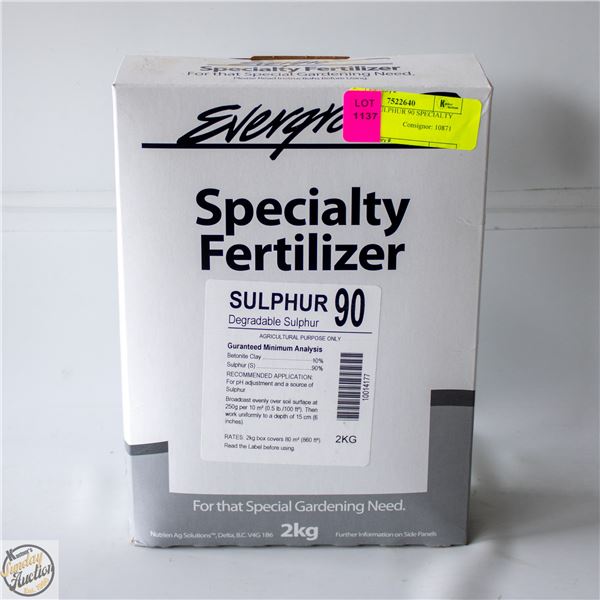 2 KG BOX SULPHUR 90 SPECIALTY FERTILIZER