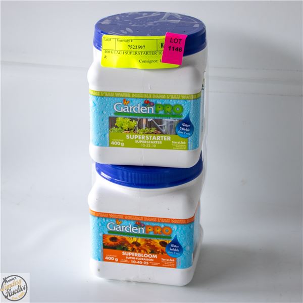 400 G EACH SUPERSTARTER 10-52-10 &