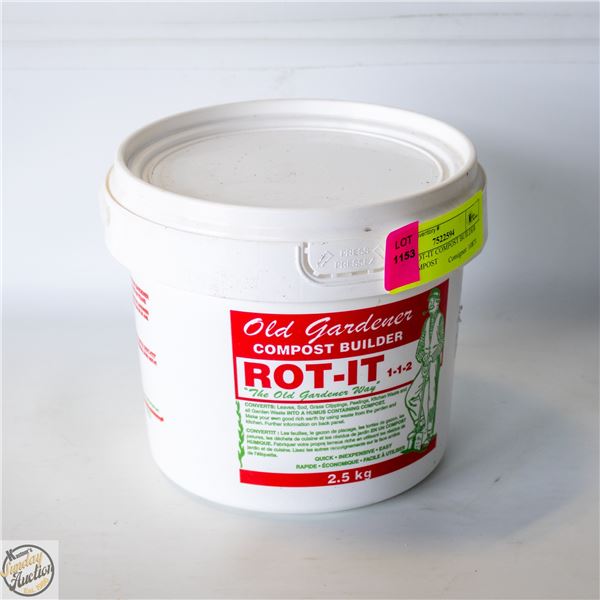 2.5 KG ROT-IT COMPOST BUILDER 1-1-2 COMPOST