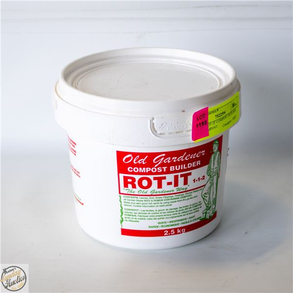 2.5 KG ROT-IT COMPOST BUILDER 1-1-2 COMPOST