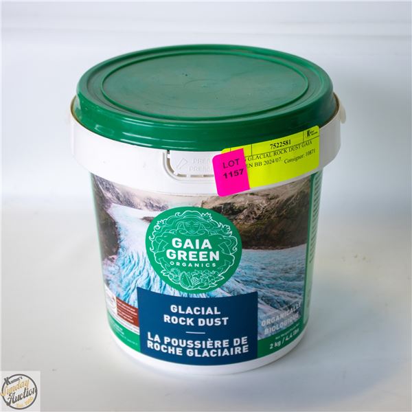 2 KG GLACIAL ROCK DUST GAIA GREEN BB 2024/07.