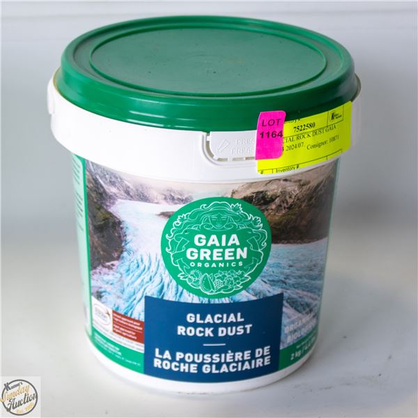 2 KG GLACIAL ROCK DUST GAIA GREEN BB 2024/07.