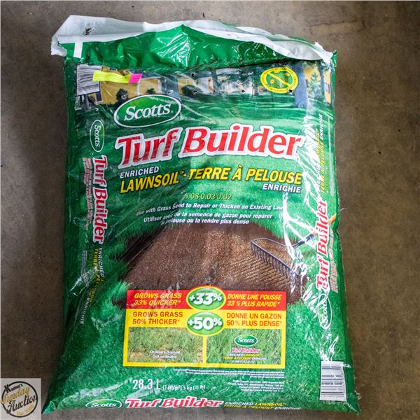 28.3L SCOTTS TURF BUILDER ENRICHED LAWN SOIL
