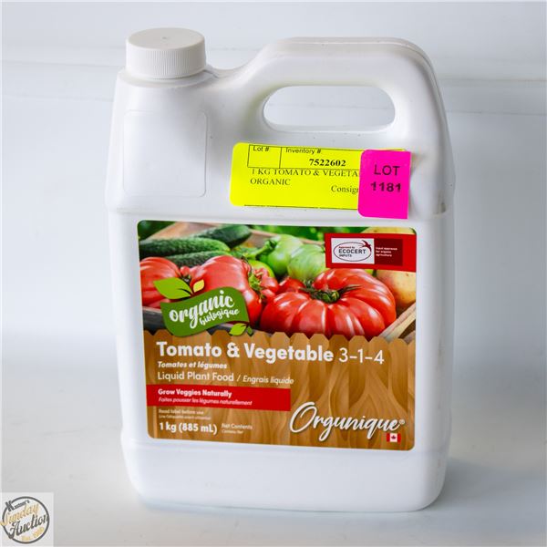 1 KG TOMATO & VEGETABLE 3-1-4 ORGANIC