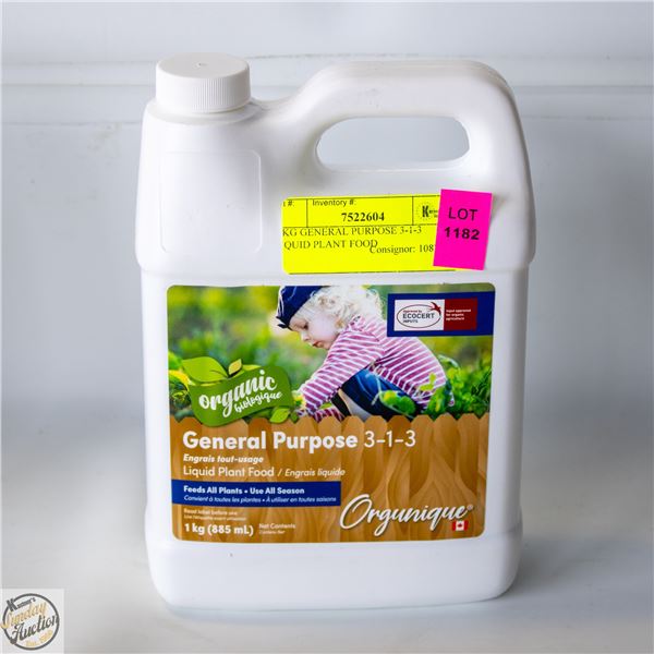 1 KG GENERAL PURPOSE 3-1-3 LIQUID PLANT FOOD