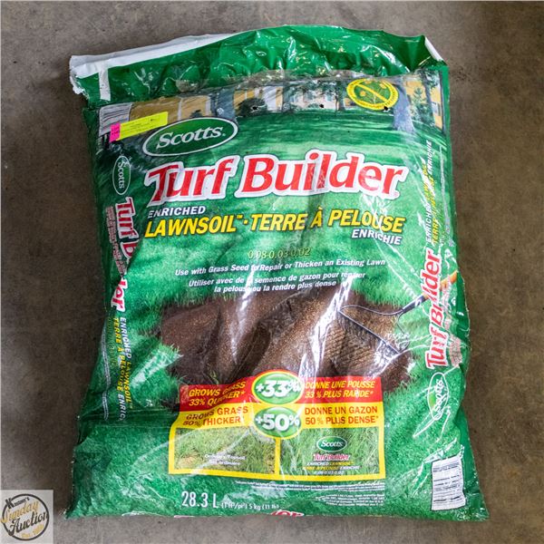 28.3L SCOTTS TURF BUILDER ENRICHED LAWN SOIL
