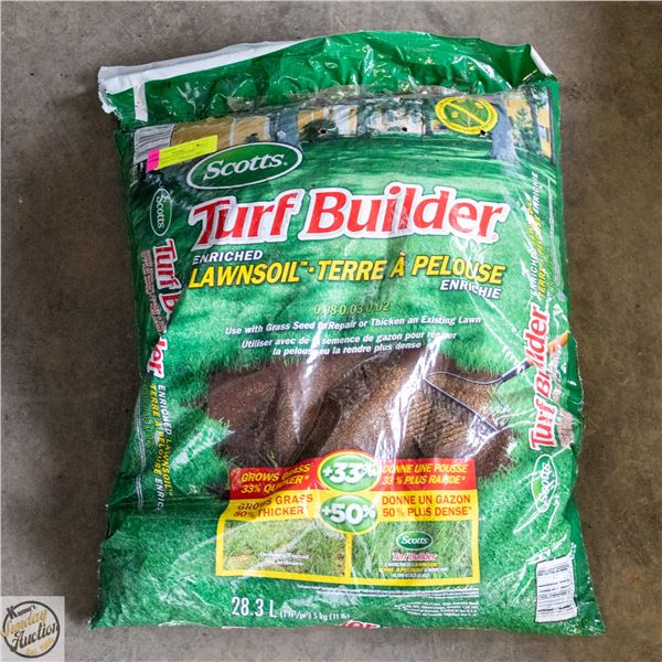 28.3L SCOTTS TURF BUILDER ENRICHED LAWN SOIL