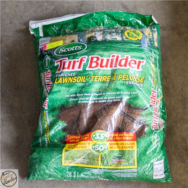 28.3L SCOTTS TURF BUILDER ENRICHED LAWN SOIL