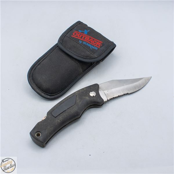 SCHRADE OUTBACK SG7 FOLDBACK POCKET KNIFE IN