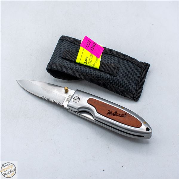 NEW ESP BIENNE ASI #40483 FOLDBACK POCKET