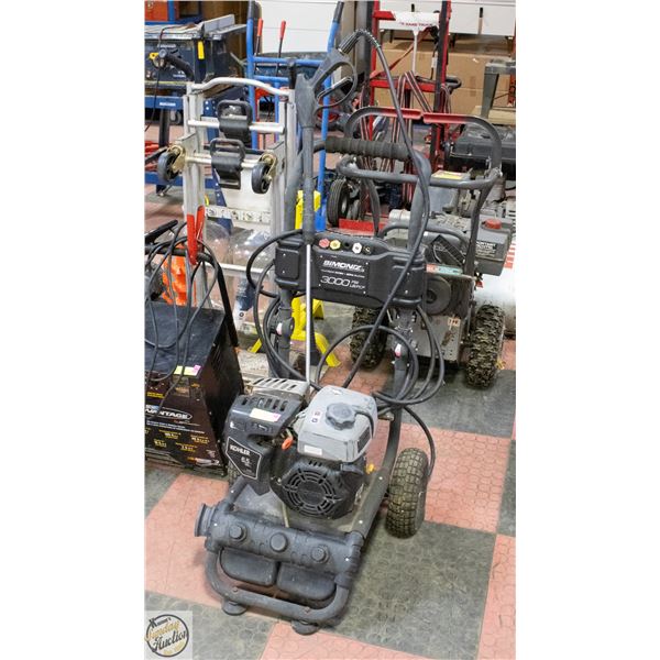 SIMONZ PLATINUM SERIES 3000 PRESSURE WASHER WITH
