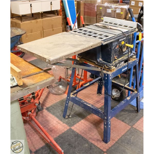 MASTERCRAFT 10" BENCH SAW ON STAND