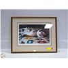 Image 1 : PROFESSIONALY FRAMED ART PRINT OF CATS AT REST
