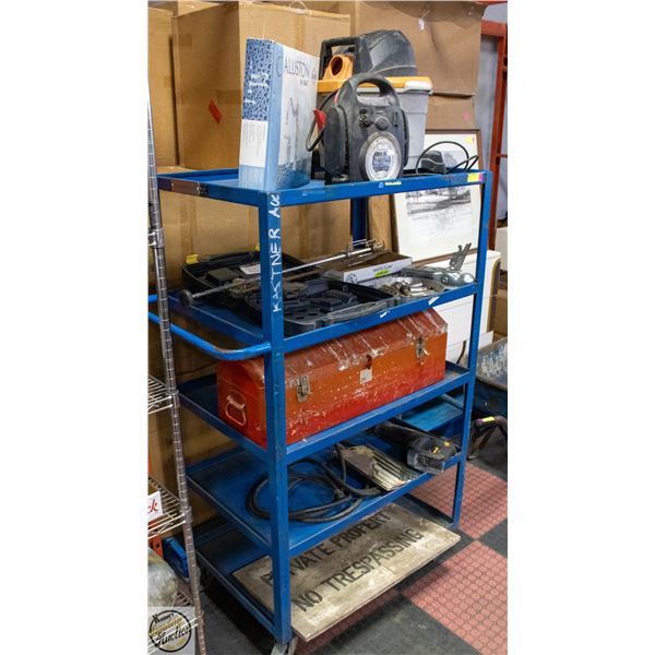 ESTATE GARAGE ITEMS VARIOUS CONDITIONS **RACK NOT